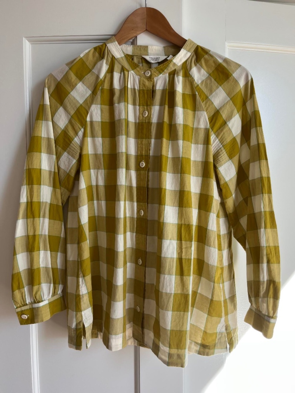 TOAST UK 100% Cotton Button-Down Blouse Size M - Picture 2 of 6